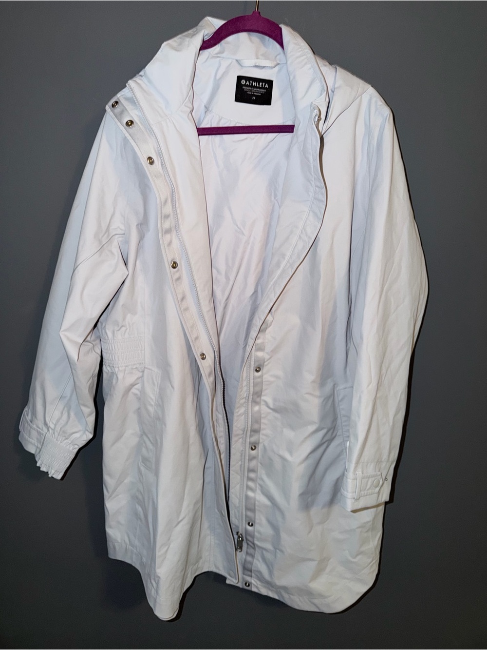 Athleta Rain Drop Jacket, Light blue